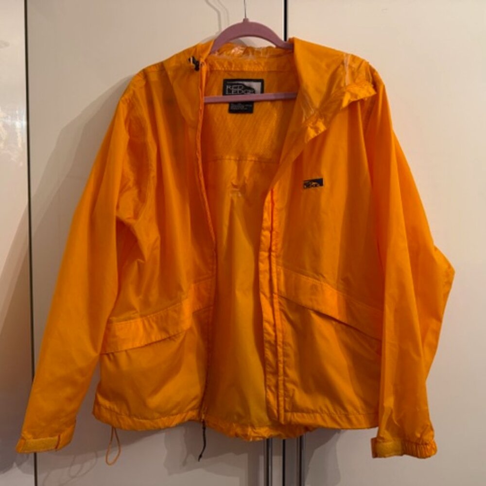[2 for29] Yellow rain jacket, designer, S S 6/8